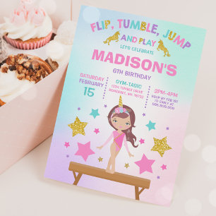 Convites Ginástica Convocatória Grupo de Ginástica Unic