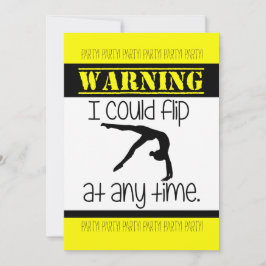 Convites Ginástica Eu Poderia Sacudir A Qualquer Momento Em