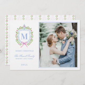 Convites Ginger Jar & Christmas Berries Crest Monograma