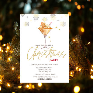 Convites Gingercake Cookies Men Snow Company Christmas