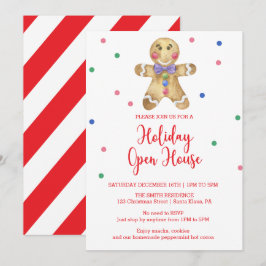 Convites Gingercake man - Holiday Open House