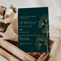 Ginkgo verde esmeralda do casamento deixa luxo de 