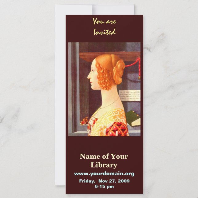 Convites Giovanna Tornabuoni (Frente)