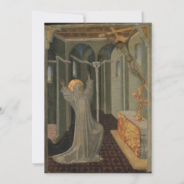 Convites Giovanni di Paolo - Santo Catherine de Siena Recei (Frente)
