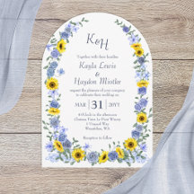 Girassóis Arcos de Casamento Jardim de Rosas Azul