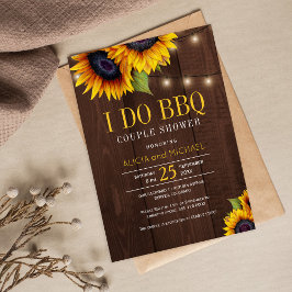 Convites Girassóis russos Eu faço chá de casal de churrasco