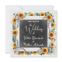 Girassóis Rústicos do Campo e Abóboras no Casament