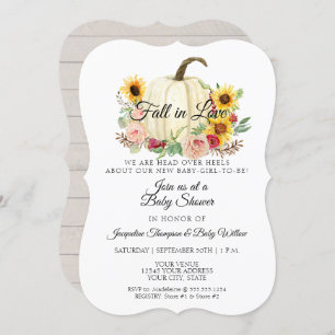 Convites Girassol Blush Floral Cor-de-Rosa