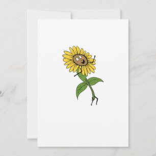 Convites Girassol, tema de flor