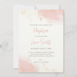 Convites Girl Christening convida Meninas a convidarem bati