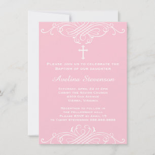 Convites Girls Baptism Christening Primeira Comunhão