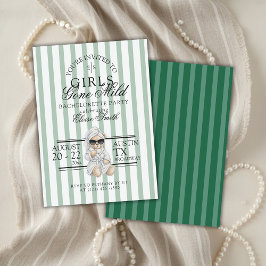 Convites Girls Gone Mild Spa Bear Bachelorette