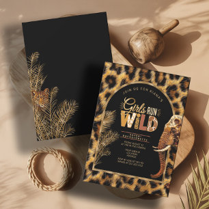 Convites Girls Run Wild Safari Despedida de Solteira ID1148