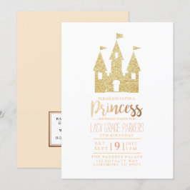 Convites Girly Princess Birthday | Parte interessada