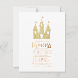 Convites Girly Princess Birthday | Parte interessada