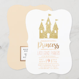Convites Girly Princess Birthday | Parte interessada