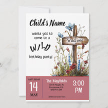 Girly Wild One Birthday