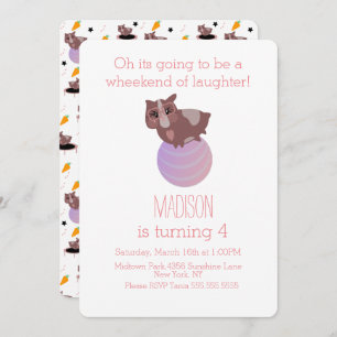 Convites Giro Malhação de Porcos-Guiné