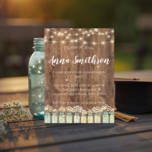 Convites Giz de Bebê em Madeira Rústica em Pote de Pedra pa