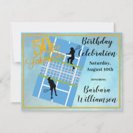 Convites Glam 50 e Fabulosa Tênis