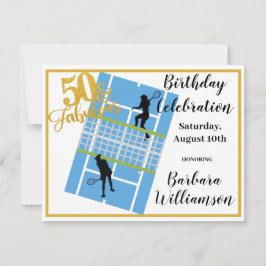 Convites Glam 50 e Fabulosa Tênis