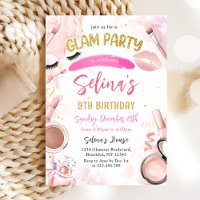Glam Makeup Girl Festa de aniversário Pink Spa Par