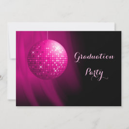 Convites Glamorous Graduation Pink Party