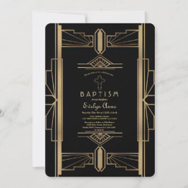 Convites Glamorous Roaring 20's Excelente Gatsby Baptism In