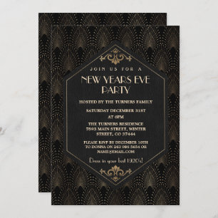 Convites Glamorous Roaring 20s Excelente Gatsby New Year Pa