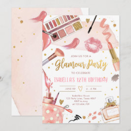 Convites Glamz Glam Spa Girl Makeday