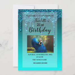 Convites Glitter de Drill Personalizado