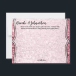 Convites Glitter Dourado de Rosa de placa de conselho 4,25x<br><div class="desc">Esta placa de conselho 4.25x5.5 é perfeita para qualquer casal que tenha na sua recepção para que os seus hóspedes lhes deem alguns conselhos muito apreciados! Ele é totalmente personalizável em cores de cor e de fonte de FUNDO. Basta usar o sistema fácil de navegar para mudar as cores da...</div>