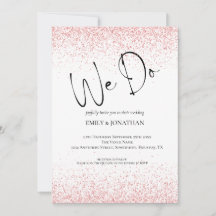 Glitter Dourado Rosa de Orçamento Fazemos Casament