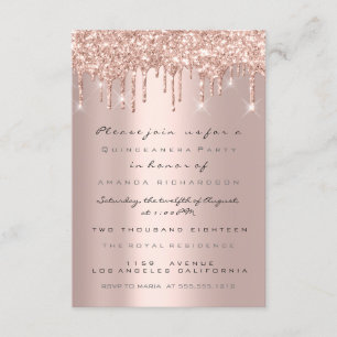 Convites Glitter Drivers Rosa Bridal Sweet 16th Quinceanera
