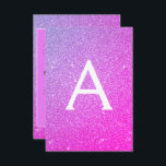 Convites Glitter roxo rosa 16 Sweet Salve a data<br><div class="desc">Brilhante rosa e roxo Brilhante Doce Dezesseis Monogramas Nome e Salva Inicialmente o Convite de aniversário de Data. Este convite é perfeito para a Festa de aniversário Sparkle Glitter Sweet 16,  que procura celebrar no estilo.</div>