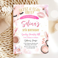 Glitz Glam Glamor Spa Party Makeday