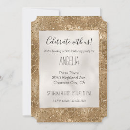 Convites Glitzy Glitzy Glitter Giraffe Impressão