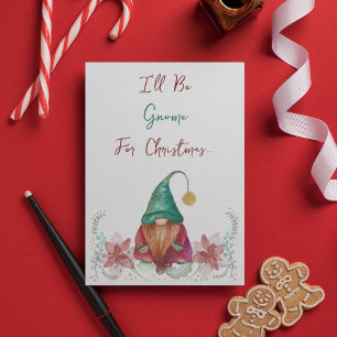 Convites Gnome Verde Vermelho Azevinho Fruta Poinsettia aqu