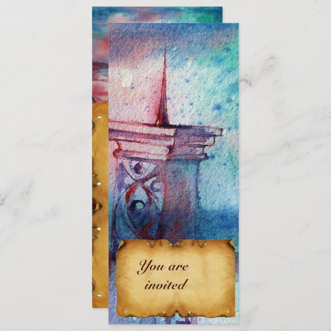 Convites GNOMON E SENHORA DO BURAÇO LAGO Brown (Frente/Verso)