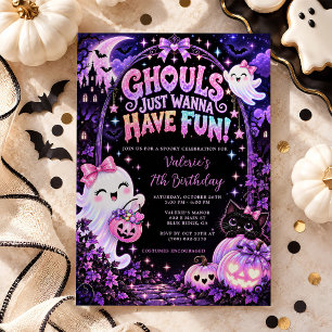 Convites Góias Só Querem se Divertir Aniversário de Hallowe