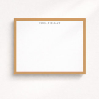 Convites Golden Frame Note Card