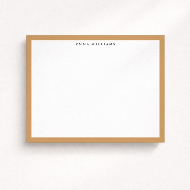 Convites Golden Frame Note Card (Criador carregado)