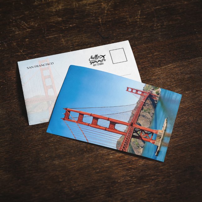 Convites Golden Gate Bridge San Francisco Postcard (Criador carregado)