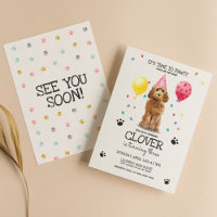 Goldendoodle Pawty Dog Puppy Birthday Pink