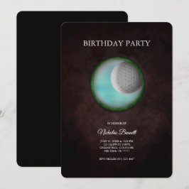 Convites Golf Bachelor Party - Mínimo Clássico de Golfe