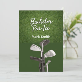 Convites Golf Bachelor Party on Green 