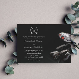 Convites Golf Clubs Elegante Casamento Monograma