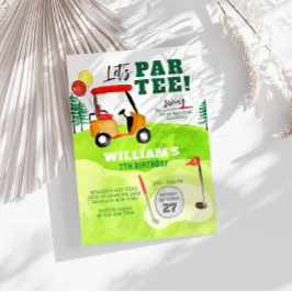 Convites Golf Par-tee Swing By Boy Aniversário de criança