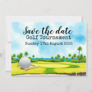Convites Golf Salve a data Golf Tournament