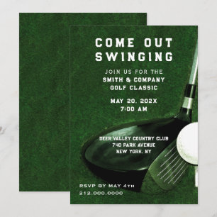 Convites Golf Themed Invitation